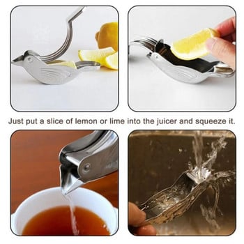 Creative Bird Лимоноизстисквачка Сокоизстисквачка Домакинска неръждаема стомана 304 Lemon Tea infuser Кухненска джаджа Плодове Зеленчуци Инструменти