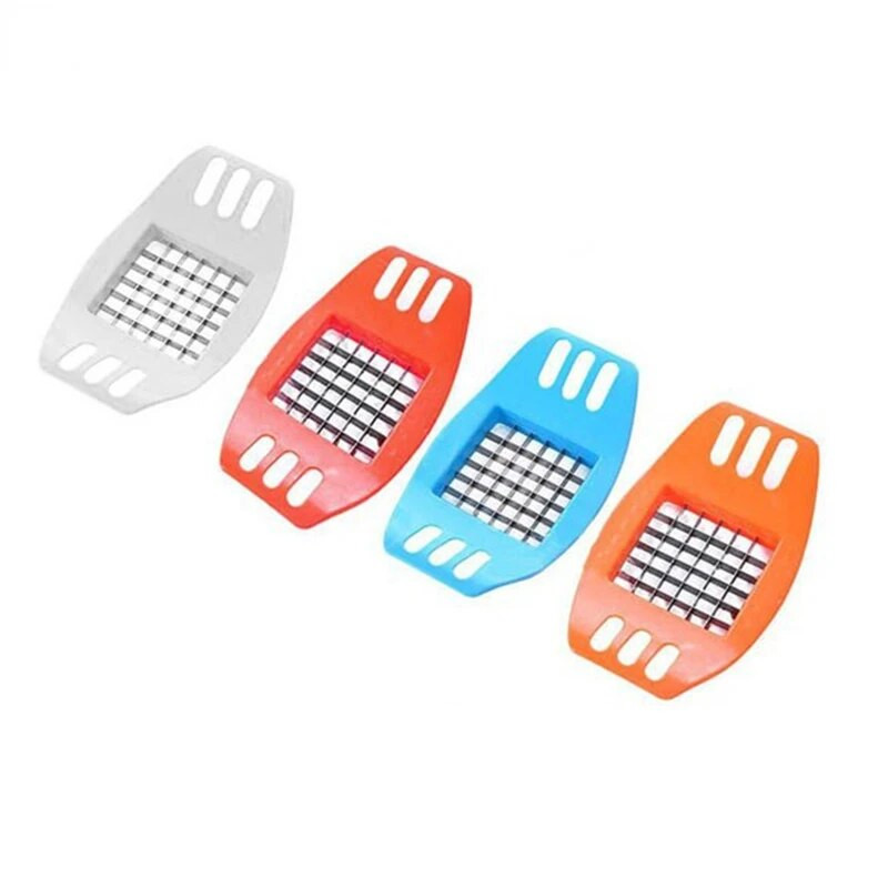 Tăiător de cartofi din inox Ustensile de bucătărie Cutter de feliere Cartofi prăjiți Cutter de cartofi Tocător de tăiat Accesorii de bucătărie Gadget-uri de bucătărie