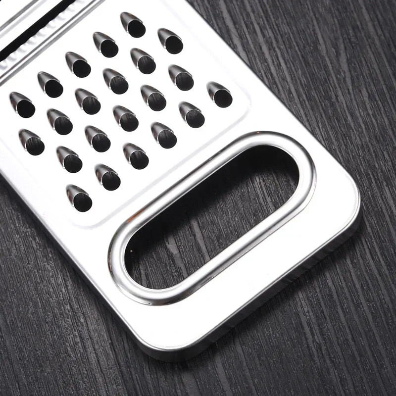 Trys viename nerūdijančio plieno daržovių vaisių pjaustyklės Daugiafunkcis bulvių citrinų sūrio trintuvas maisto smulkintuvas Virtuvės priedai