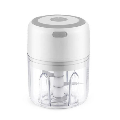Tocător electric de mâncare 100/250 ml Mini USB fără fir mașină de tocat usturoi USB Tocator de usturoi pentru bucătărie, fructe, legume, instrumente gadget