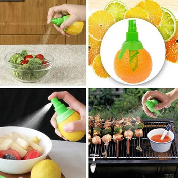 Χειροκίνητος αποχυμωτής αποχυμωτή χυμού πορτοκαλιού Σπρέι λεμονιού Mist Ψεκαστήρας φρούτων πορτοκαλιού για σαλάτα Εργαλεία μαγειρικής κουζίνας με φρέσκια γεύση