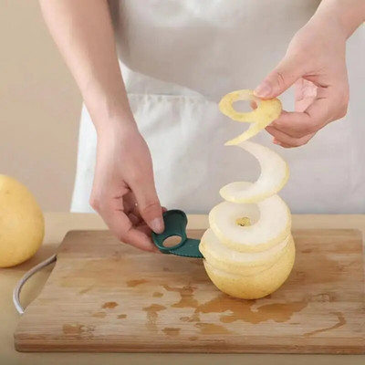 Εγχειρίδιο DIY Potato Spiral Cutter String Rotate Potato Chips Tower Slicer Twisted Potato Cutter Creative Kitchen Gadgets
