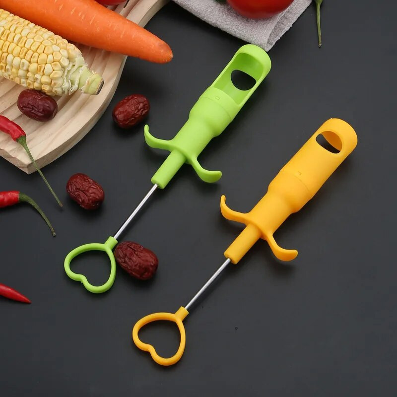 Vyšnių alyvuogių vaisių šerdis Raudonos datulės Jujube kauliukų šalinimo priemonė, sėklų išspaudimo priemonė Daržovių įrankiai Virtuvės prietaisai