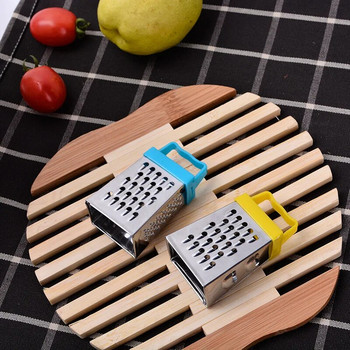 1 τεμ. Mini Τρίφτης Εργαλεία κουζίνας Ανοξείδωτο ατσάλι Πλάνη τυχαίου χρώματος Πολυλειτουργικός κόφτης φλοιών Φρούτων Τζίντζερ Σκόρδο Τρίφτης Gadget