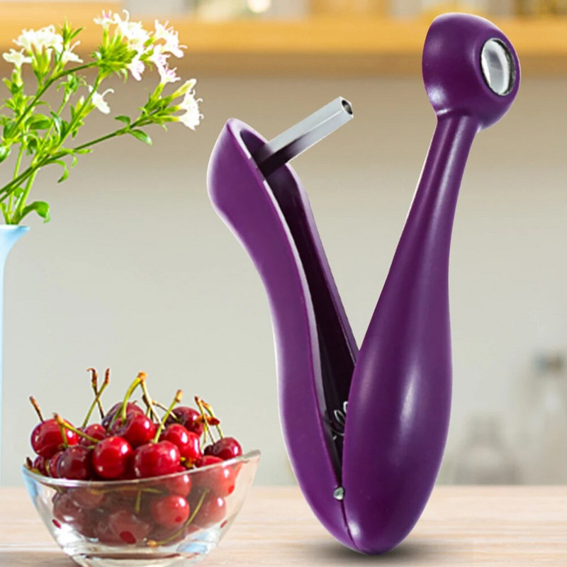 1-5 tk kirsikannu eemaldaja oliivisüdame eemaldamine kaevutööriist Puuviljakann Köögikann Seed Gadge Puu-köögiviljatööriistad Köögividinad