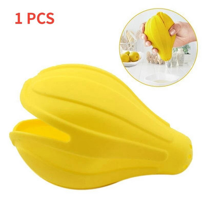 Практична и удобна силиконова ръчна сокоизстисквачка за плодове, портокал, лимон, преса, сокоизстисквачка за цитрусови плодове Кухненски приспособления Инструменти