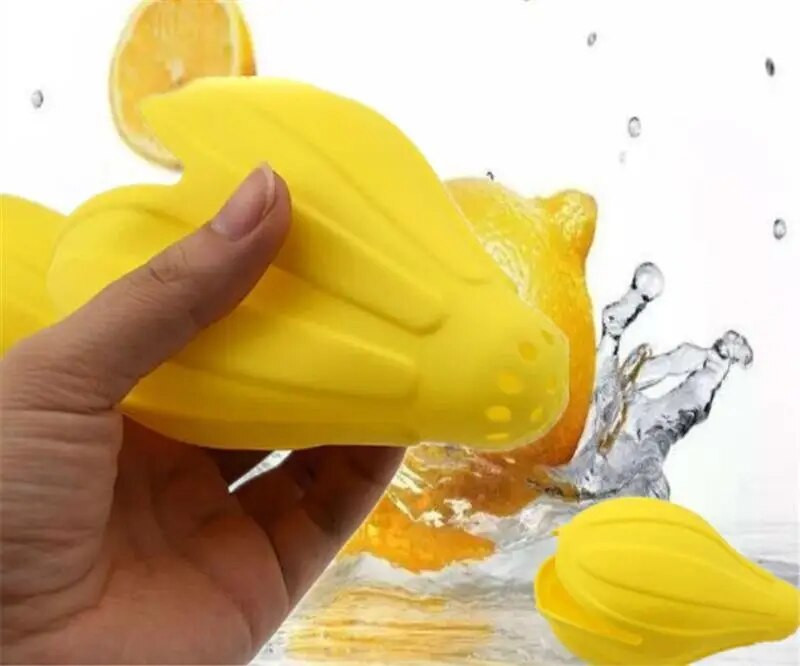 Практична и удобна силиконова ръчна сокоизстисквачка за плодове, портокал, лимон, преса, сокоизстисквачка за цитрусови плодове Кухненски приспособления Инструменти