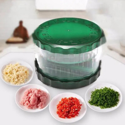 Presă de usturoi Tocător de tocat ghimbir Tocător de usturoi Răzătoare de usturoi Mini portabil ABS din oțel inoxidabil Presă de usturoi Tocător de feliat Presator de mână Grin