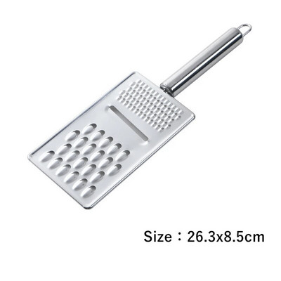 Răzătoare de lămâie cu brânză multifuncțională pentru fructe, legume, din oțel inoxidabil, tăietor de cartofi, tăietor de morcovi, curăță de coajă, zdrobitor de alimente, gadgeturi de bucătărie