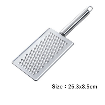 Răzătoare de lămâie cu brânză multifuncțională pentru fructe, legume, din oțel inoxidabil, tăietor de cartofi, tăietor de morcovi, curăță de coajă, zdrobitor de alimente, gadgeturi de bucătărie