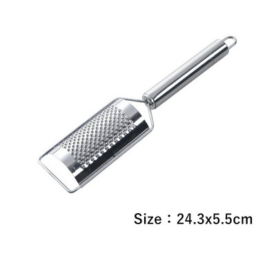 Răzătoare de lămâie cu brânză multifuncțională pentru fructe, legume, din oțel inoxidabil, tăietor de cartofi, tăietor de morcovi, curăță de coajă, zdrobitor de alimente, gadgeturi de bucătărie