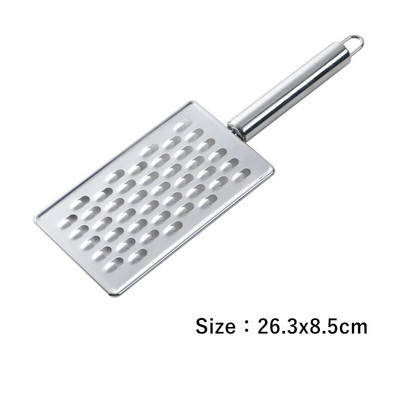 Răzătoare de lămâie cu brânză multifuncțională pentru fructe, legume, din oțel inoxidabil, tăietor de cartofi, tăietor de morcovi, curăță de coajă, zdrobitor de alimente, gadgeturi de bucătărie