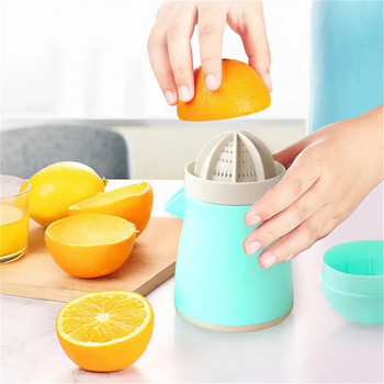 Ръчна портокалова сокоизстисквачка за цитрусови плодове Лимоноизстисквачка 300 ML Чаша за портокалов сок Детска външна сокоизстисквачка Машина Кухненски джаджи