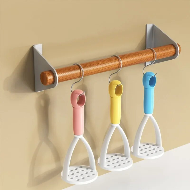 Virtuvė PP spaustų bulvių trintuvas tyrės tyrės sulčių aparatas Bulvių stūmiklis Sklandžiai trintų bulvių smulkintuvas Vaisių įrankiai Priemonės