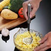 Ανοξείδωτο ατσάλι Potato Mashers High Quality Thickened Potatoes Mud Press Manual Crusher Κουζίνας Εργαλεία κοπής φρούτων λαχανικών
