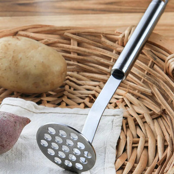 Ανοξείδωτο ατσάλι Potato Mashers High Quality Thickened Potatoes Mud Press Manual Crusher Κουζίνας Εργαλεία κοπής φρούτων λαχανικών