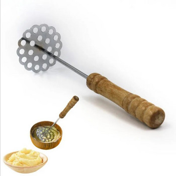 Преса за картофено пюре от неръждаема стомана Преса за картофи Машина за набиване на сладки картофи Тиква Ръчна машина за приготвяне на оризово пюре Кухненски инструменти