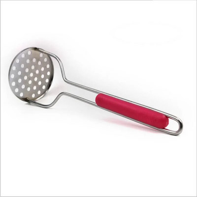 Presă pentru piure de cartofi din oțel inoxidabil Mașină de zdrobire de cartofi dulci Mașină de zdrobire de dovleac Mașină de făcut piure de orez manual unelte de bucătărie