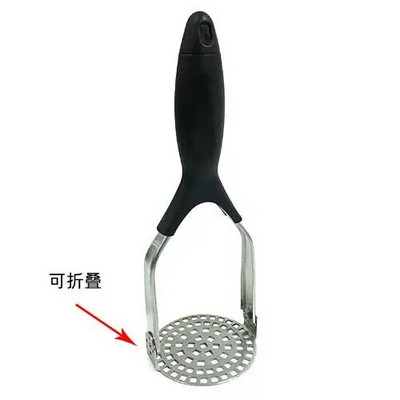 Presă pentru piure de cartofi din oțel inoxidabil Mașină de zdrobire de cartofi dulci Mașină de zdrobire de dovleac Mașină de făcut piure de orez manual unelte de bucătărie