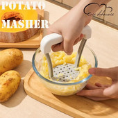 Εγχειρίδιο Home Potato Masher Food Grade PP Pressed Potato Smasher Crusher Εργαλεία φρούτων λαχανικών Αξεσουάρ κουζίνας για βρεφικές τροφές