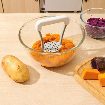 Εγχειρίδιο Home Potato Masher Food Grade PP Pressed Potato Smasher Crusher Εργαλεία φρούτων λαχανικών Αξεσουάρ κουζίνας για βρεφικές τροφές