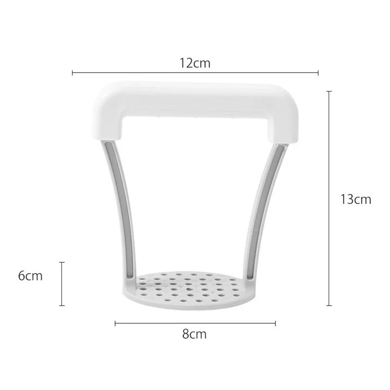 Εγχειρίδιο Home Potato Masher Food Grade PP Pressed Potato Smasher Crusher Εργαλεία φρούτων λαχανικών Αξεσουάρ κουζίνας για βρεφικές τροφές