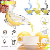 Akril citromlé csíptető átlátszó kézi citrom szelet facsaró halmadár alakú narancssárga citrusprés gyümölcsprés konyhai eszközök