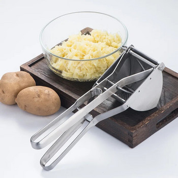 Ризър за картофи от неръждаема стомана Машина за смачкване на картофи Тежкотоварна машина за картофи за картофи за бебешка храна Сокоизстисквачка за плодове и зеленчуци