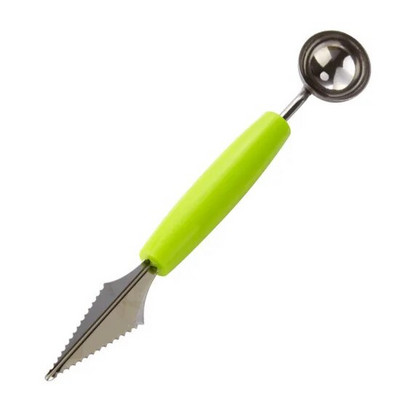 Mini Apple Ball Digger Pepene Pepene Lingura Inghetata Dig Scoop Instrument de gătit cu capăt dublu Accesorii de bucătărie DIY Gadgets pentru bucătărie
