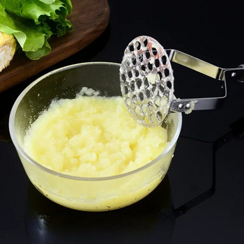Ανοξείδωτος χάλυβας πατάτας πολτοποιητής κουζίνας κολοκύθα σκόρδο λαχανικά φρούτα Easy Mud Press Μύλος Τροφίμων Crusher Κουζινικά σκεύη σπιτιού