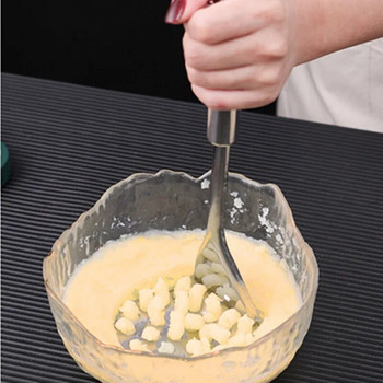 Χειροκίνητος πολτός πατάτας από ανοξείδωτο χάλυβα Pumpkin Grinder Yam Press Multiple Shapes Vegetable Puree Crusher Crusher