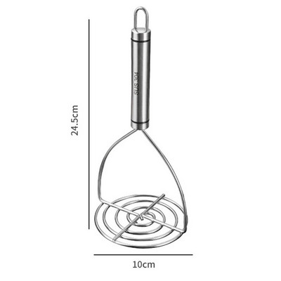 Mașină de zdrobire de cartofi din oțel inoxidabil Mașină de zdrobire manuală de dovleac Presă de igname Forme multiple Concasor pentru piure de legume Accesorii de bucătărie