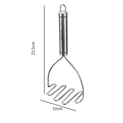 Mașină de zdrobire de cartofi din oțel inoxidabil Mașină de zdrobire manuală de dovleac Presă de igname Forme multiple Concasor pentru piure de legume Accesorii de bucătărie