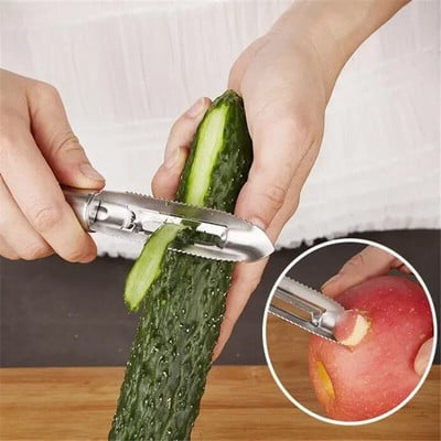 1kom Kuhinjski alat od nehrđajućeg čelika Nož za voće i povrće Corer Nož za rezbarenje Lopta za kopanje lubenice Žlica Gulilica za krumpir 6 stilova