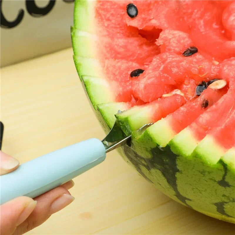 Vaisių drožybos peilis Arbūzas Baller Ledai Apvalus šaukštas Vaisių segmentavimas Pasidaryk pats Šaltų patiekalų įrankis Virtuvės aksesuaras