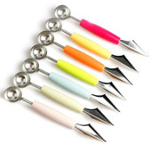 1 vnt Kūrybinis vaisių drožybos peilis Arbūzas Baller Ledai Kasti Kamuolys Šaukštas Baller Pasidaryk pats įvairių šaltų patiekalų įrankis