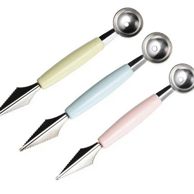 1 vnt Kūrybinis vaisių drožybos peilis Arbūzas Baller Ledai Kasti Kamuolys Šaukštas Baller Pasidaryk pats įvairių šaltų patiekalų įrankis