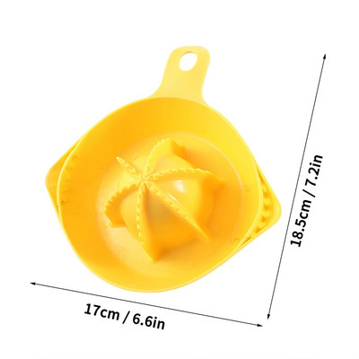 WORTHBUY plastikinis citrinų spaustuvas Rankinis citrinų sulčiaspaudė Virtuvės įrankiai Nešiojami rankų vaisiai Spauda buitinė apelsinų eksprimidor