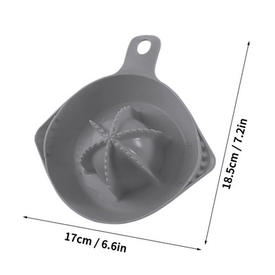 WORTHBUY plastikinis citrinų spaustuvas Rankinis citrinų sulčiaspaudė Virtuvės įrankiai Nešiojami rankų vaisiai Spauda buitinė apelsinų eksprimidor