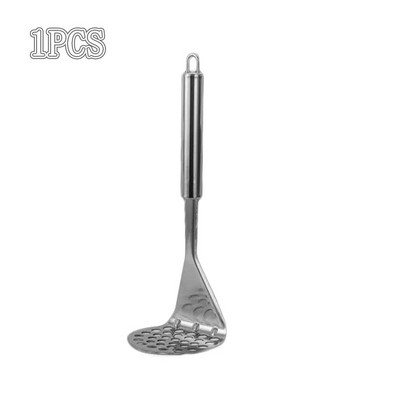 Mașină de zdrobire de cartofi din oțel inoxidabil Presă de nămol pentru cartofi Concasor manual de cartofi Presă de nămol de bucătărie Cuțit de fructe și legume Gadget de bucătărie