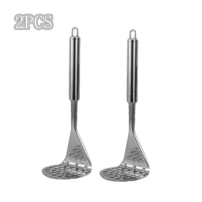 Mașină de zdrobire de cartofi din oțel inoxidabil Presă de nămol pentru cartofi Concasor manual de cartofi Presă de nămol de bucătărie Cuțit de fructe și legume Gadget de bucătărie