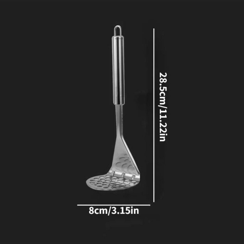Mașină de zdrobire de cartofi din oțel inoxidabil Presă de nămol pentru cartofi Concasor manual de cartofi Presă de nămol de bucătărie Cuțit de fructe și legume Gadget de bucătărie