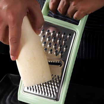 Домашно ренде за зеленчуци Решетка за картофи от неръждаема стомана Преносима ръчна ножче за белачки Кухненски аксесоари
