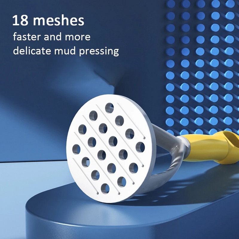 Konyhai burgonyanyomó sárgarépaprés iszapgép Fokhagymadaráló hordozható kézi gyümölcs-zöldség konyhai robotgépek fogantyúval