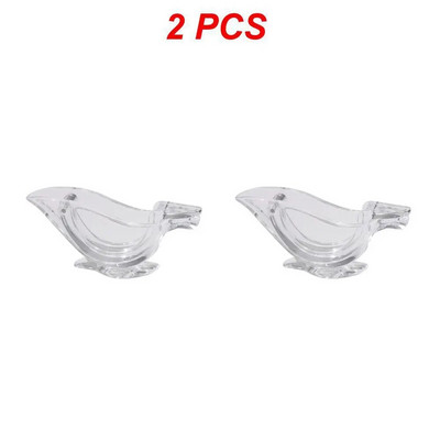 1/2/3Gb Manuāla citronu sulu spiede Akrila Manuāla citrona spiede Portatīvā putna formas Apelsīnu citrona granātābolu rokas sulu spiede KC-0001