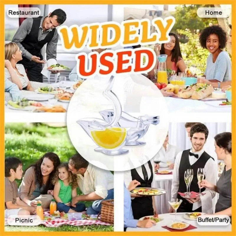 1/2/3Gb Manuāla citronu sulu spiede Akrila Manuāla citrona spiede Portatīvā putna formas Apelsīnu citrona granātābolu rokas sulu spiede KC-0001