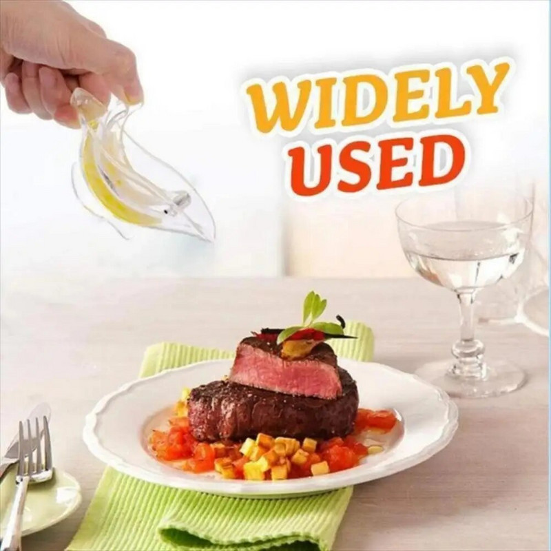 1/2/3Gb Manuāla citronu sulu spiede Akrila Manuāla citrona spiede Portatīvā putna formas Apelsīnu citrona granātābolu rokas sulu spiede KC-0001