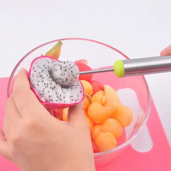 Πεπόνι Μπάλα καρπούζι Κουτάλια φρούτων Παγωτό Σορμπέ από ανοξείδωτο ατσάλι Εργαλείο μαγειρέματος Εργαλείο πιάτου φρούτων Αξεσουάρ κουζίνας