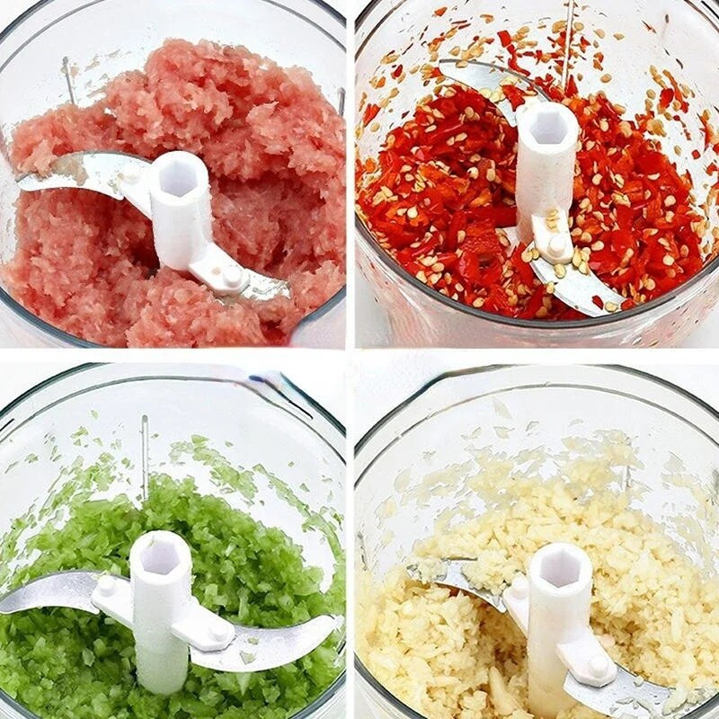 Mini blender de usturoi Cutter de uz casnic Mașină de tocat carne Tocător manual multifuncțional pentru tocat fructe Blender Ustensile de bucătărie