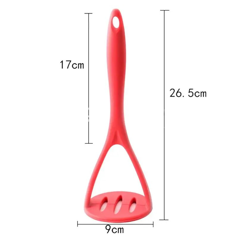 1db szilikon burgonyanyomó burgonyaprés főzőeszköz konyhai burgonyapürés pántnyomó szerszám konyhai kiegészítők